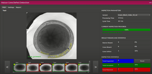 EagleEye Edge software user interface 