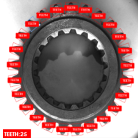 Automated Gear Teeth Counting