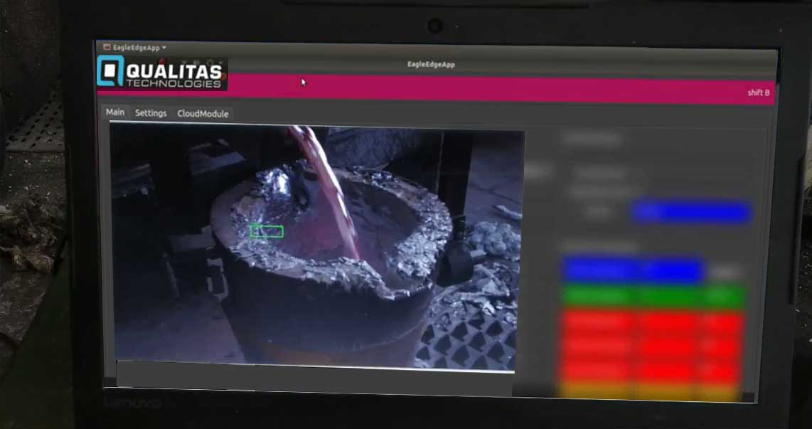 Automated Visual Monitoring - Molten Metal Fill Level